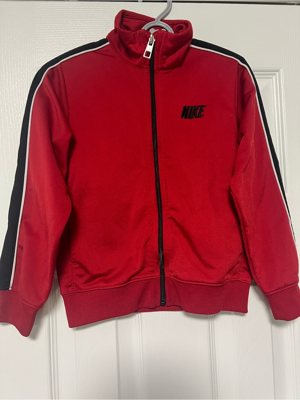Nike Sportswear Boys 5T Red Full Zip Track Jacket